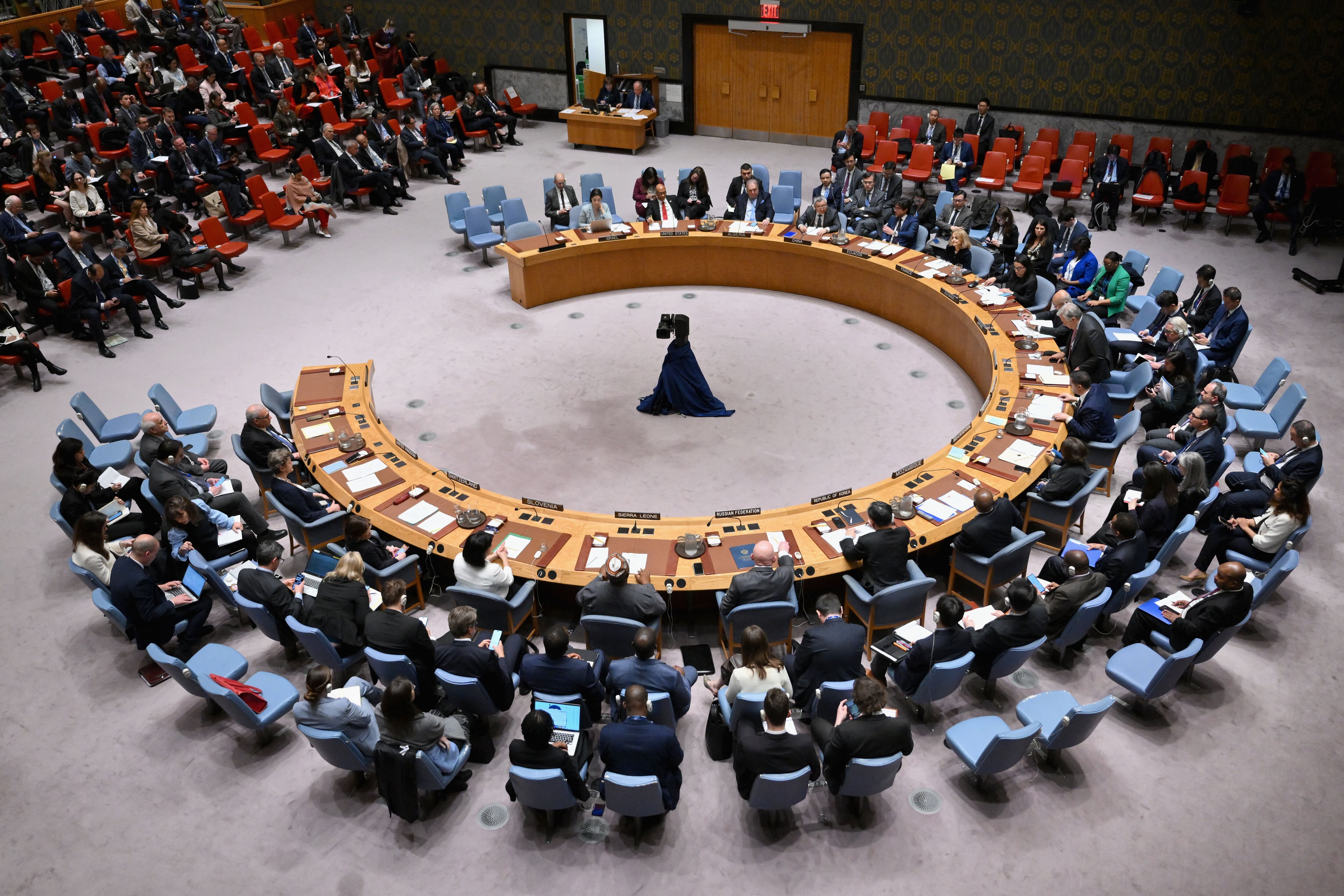 The United Nations Security Council met Thursday to debate whether the U.N. should admit the State of Palestine as a full voting member.