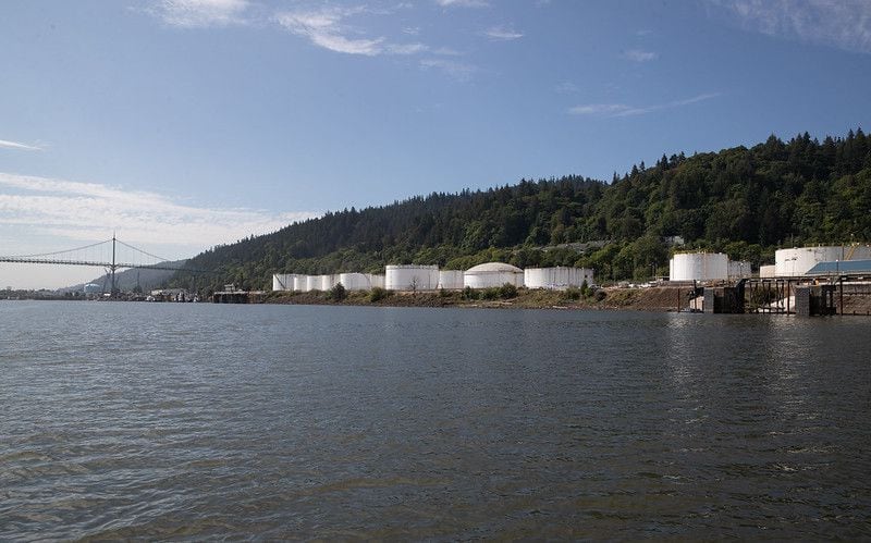 A six-mile stretch of Northwest Portland is known as the Critical Energy Infrastructure Hub, where hundreds of tanks store more than 300 million gallons of fuel on soil that would become unstable during a major earthquake.