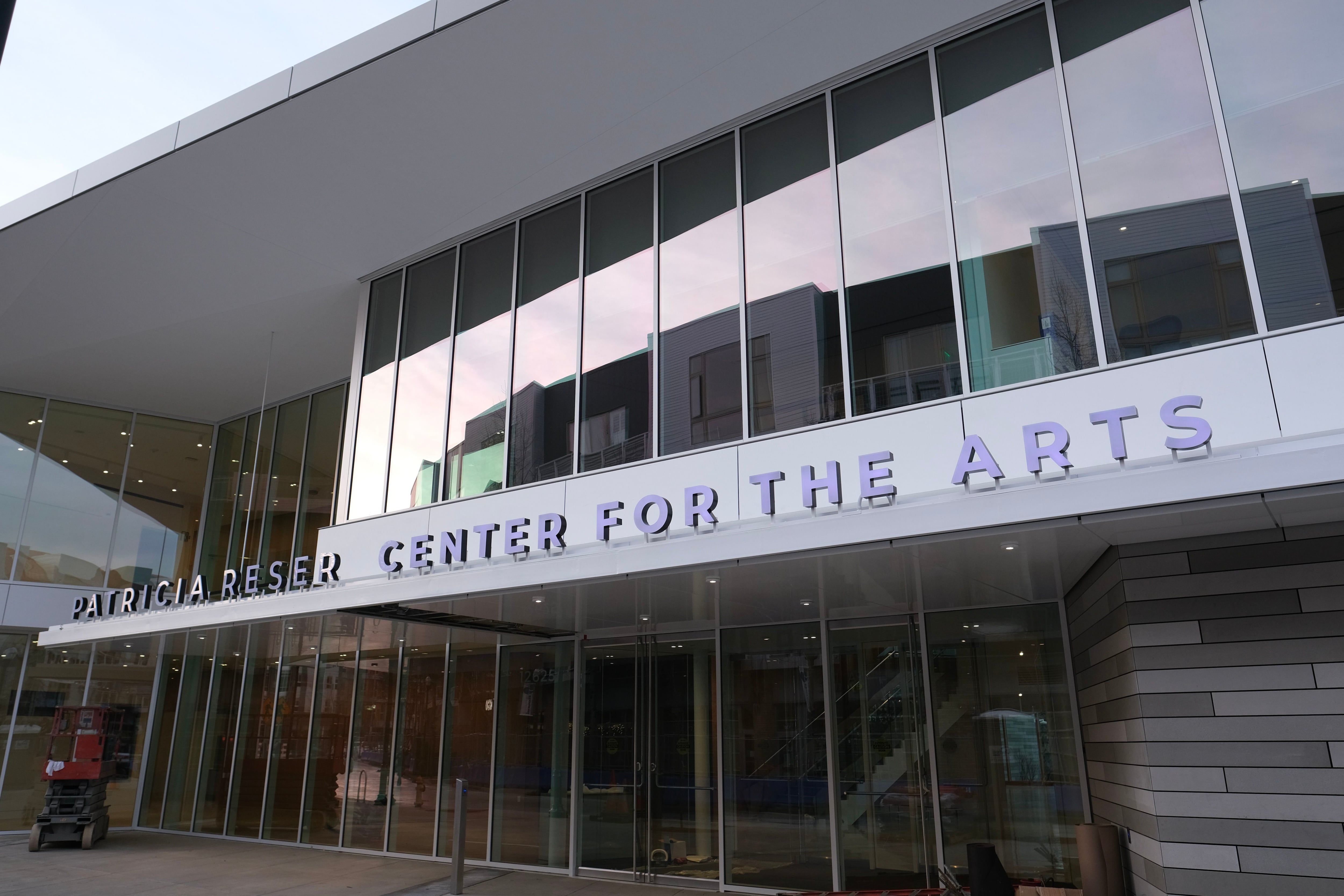 The exterior of the Patricia Reser Center for the Arts in Beaverton.