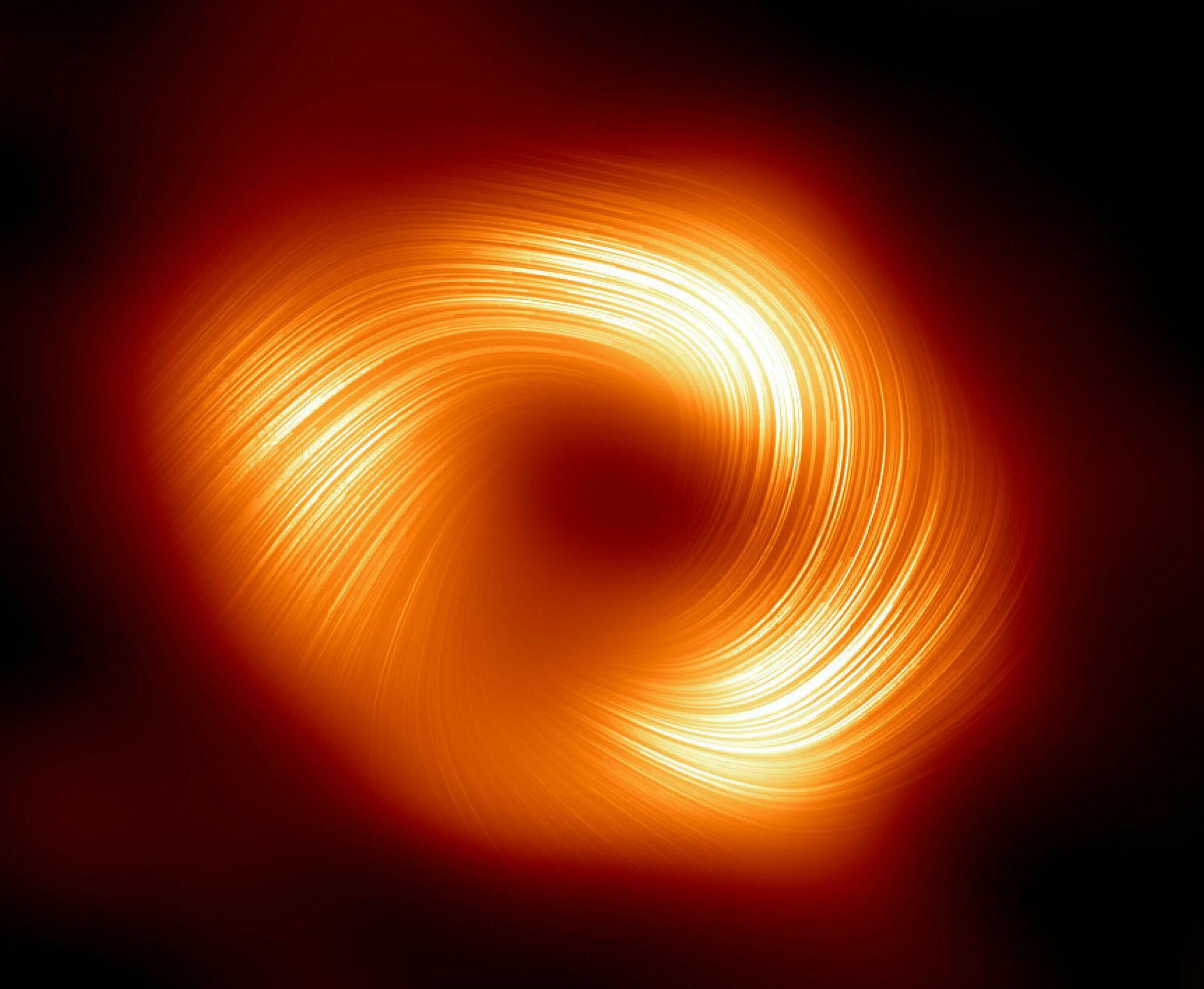 For the first time, we're seeing the Sagittarius A* black hole in polarized light. The Event Horizon Telescope collaboration says the image offers a new look at 