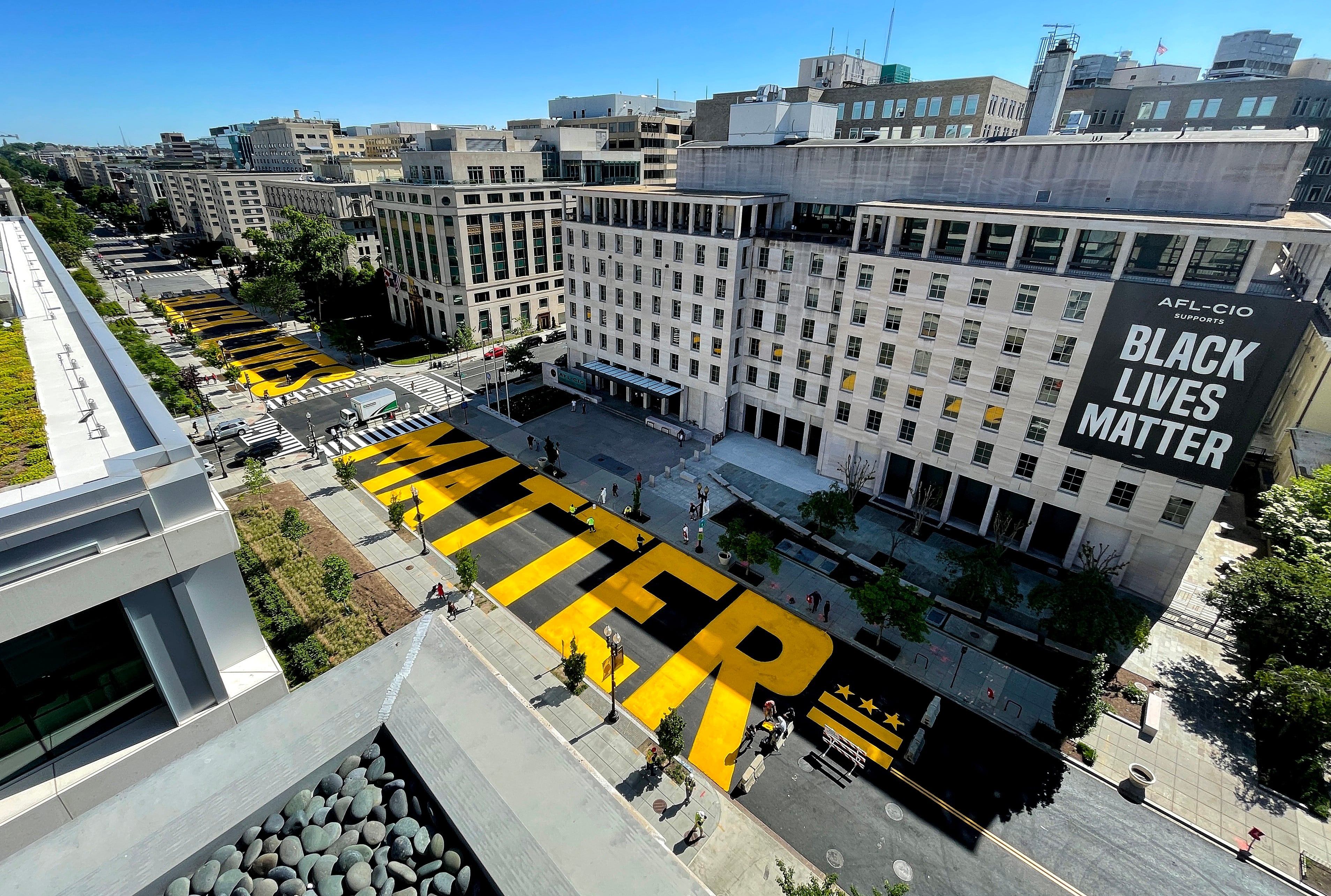 Imán De Washington DC Black Lives Matter Plaza – Recuerdo Único Para Tu Nevera, 2.5x3.5 Pulgadas
