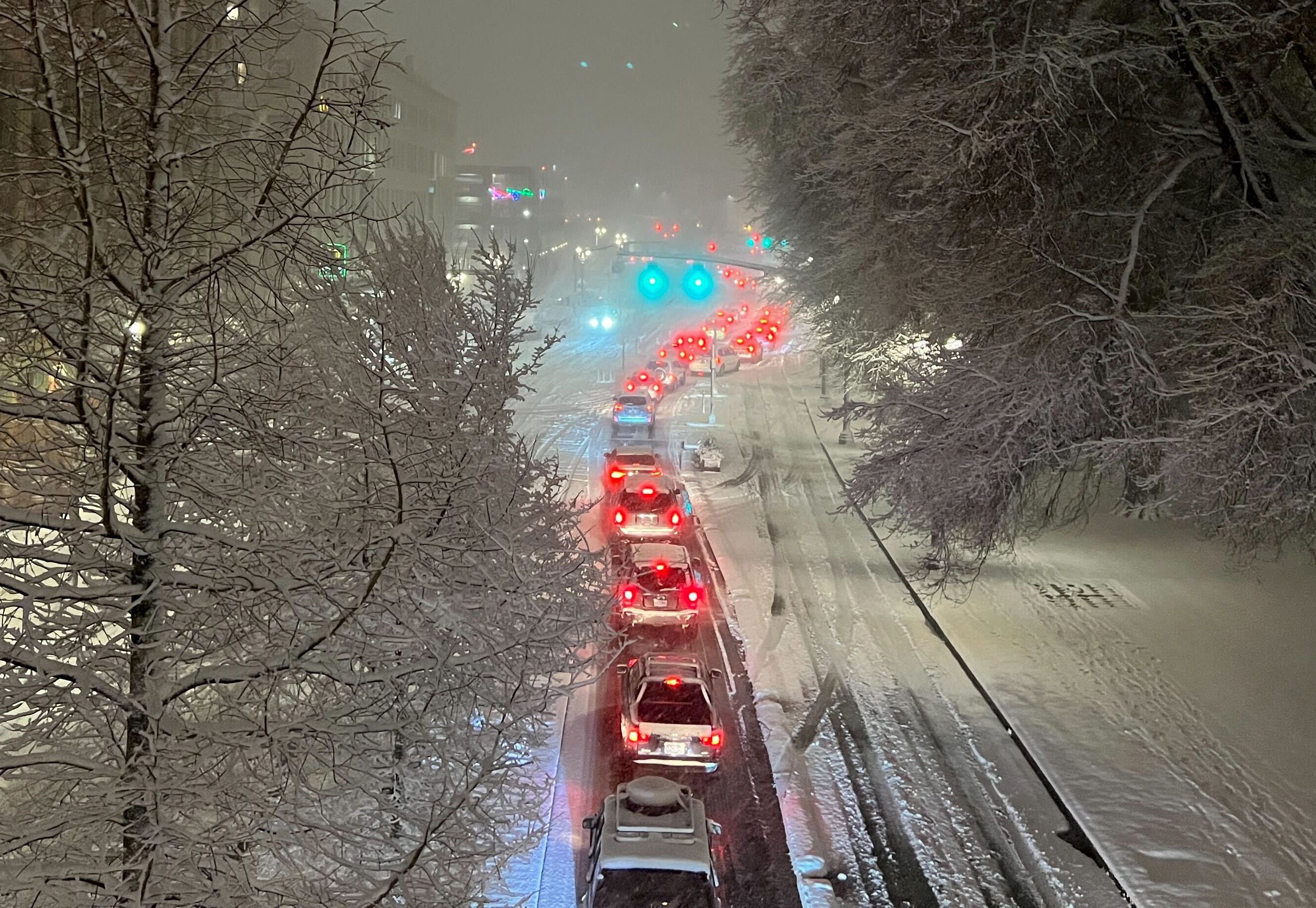 Snowstorm in Tokyo disrupts road, rail and air transport